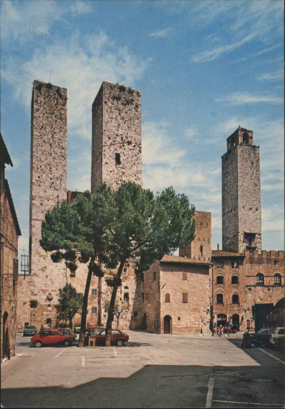 S. Gimignano Piazza delle Erbe Towers San Gimignano Italy