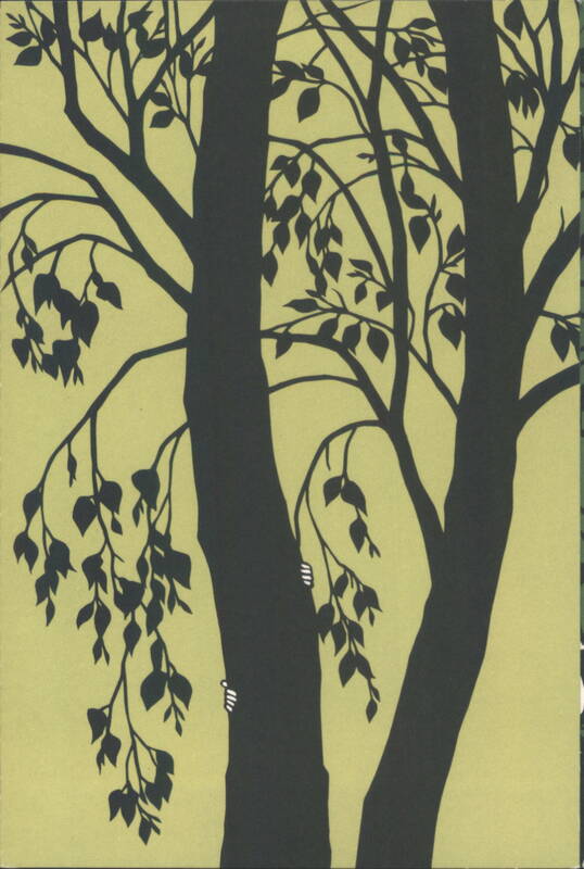 DISAPPEAR Tree Silhouettes with Peeking Hands Nikki McClure