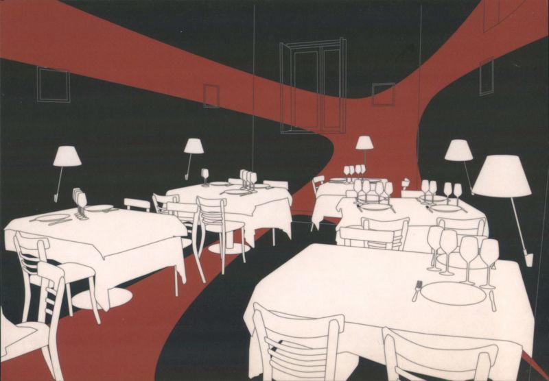 Seu-Xerea Restaurant Interior Illustration, Valencia, Spain