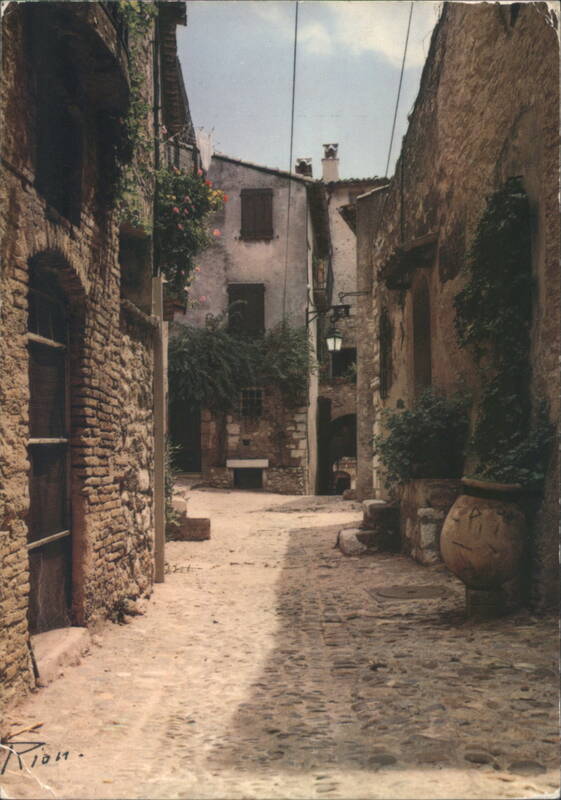 Haut de Cagnes Old Street, French Riviera, France RION