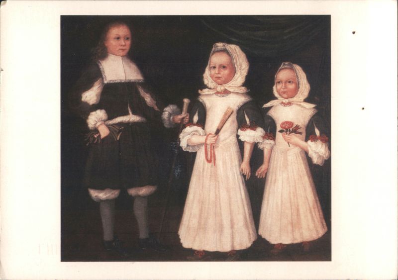 Freake-Gibbs Limner: David, Joanna, Abigail Mason, 1670