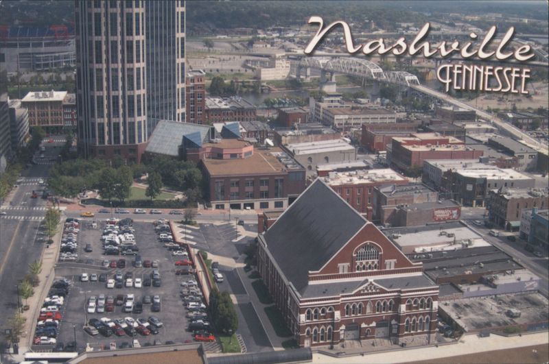 Downtown Nashville, Ryman Auditorium, Cumberland River Tennessee