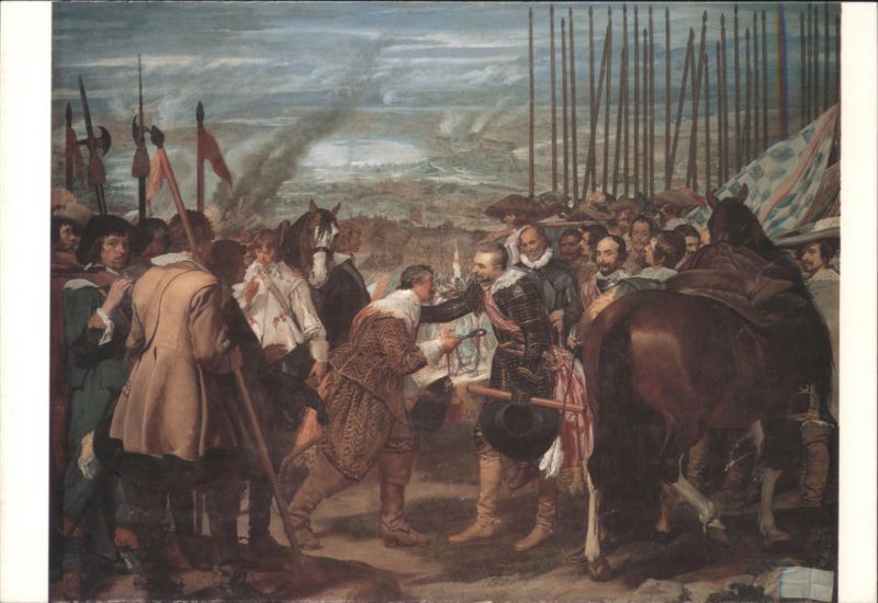 The Surrender of Breda by Diego Velázquez Diego Velázquez de Silva