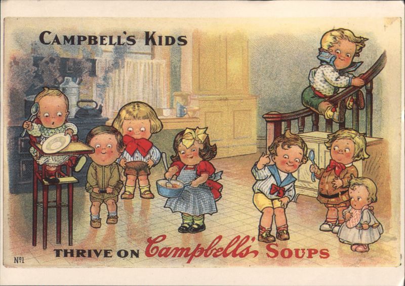 Campbell's Kids Thrive on Campbell's Soups Modern (1970's to Present)