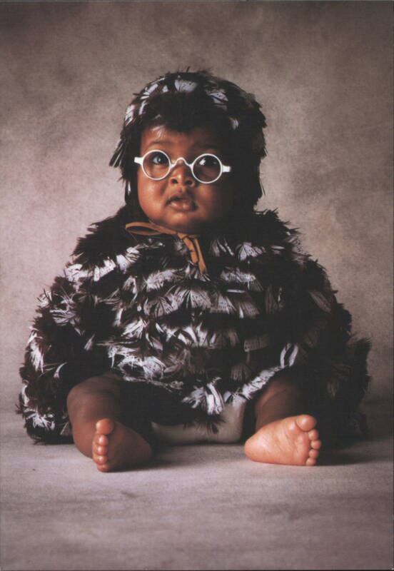 Baby in Owl Costume with Glasses Tom Arma Babies