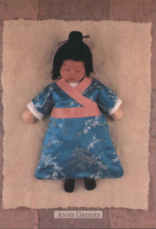 Anne Geddes Baby in Kimono, 2000 Collection Babies