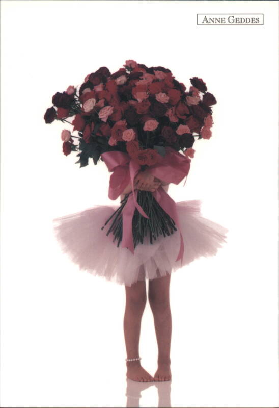 Anne Geddes: Child in Tutu with Roses Photographic Art