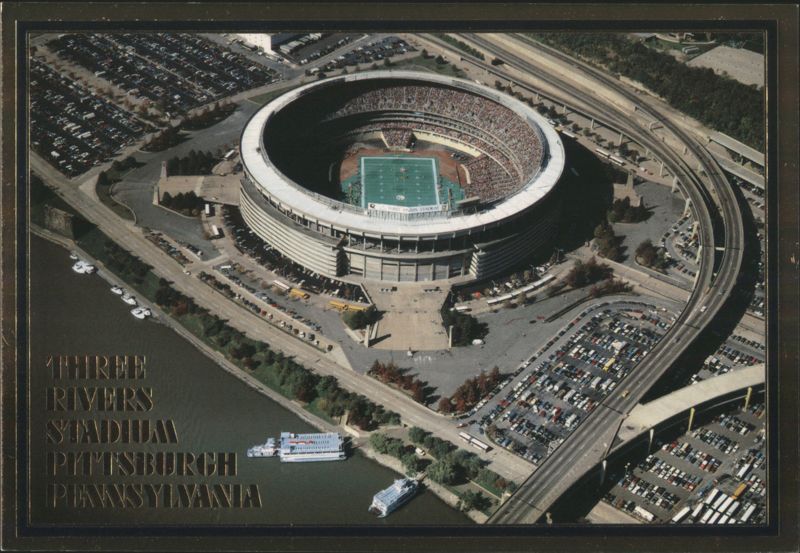 Three Rivers Stadium Aerial View, Pittsburgh, PA Pennsylvania