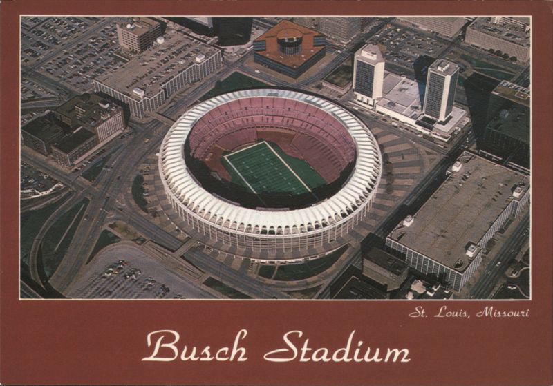 Busch Stadium Aerial View, St. Louis, MO Missouri Chat Photo