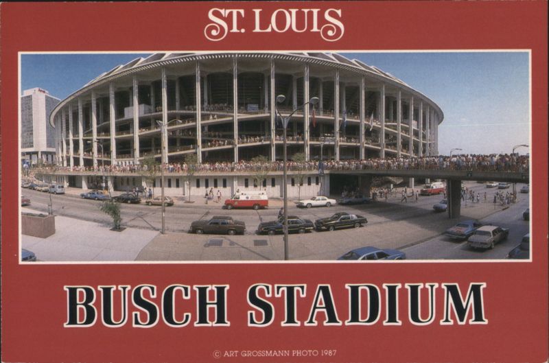 Busch Stadium St. Louis Cardinals Baseball Fans Missouri