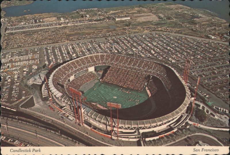 Candlestick Park Aerial View, San Francisco California