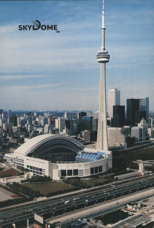 Toronto SkyDome & CN Tower Skyline View Canada Lenscape Inc.