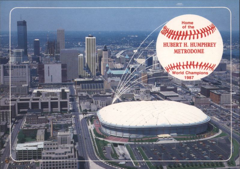 Hubert H. Humphrey Metrodome, 1987 World Champions Minneapolis Minnesota