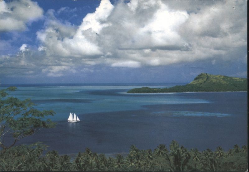 Lagoon and Toopua Island, Bora-Bora, French Polynesia