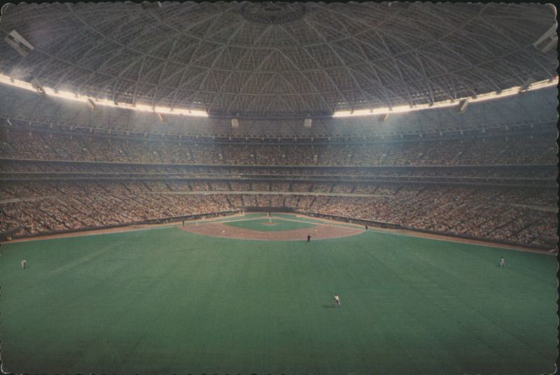 Astrodome Interior, World's First Domed Stadium Houston Texas