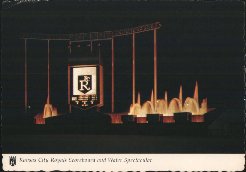 Kansas City Royals Scoreboard and Water Spectacular Missouri