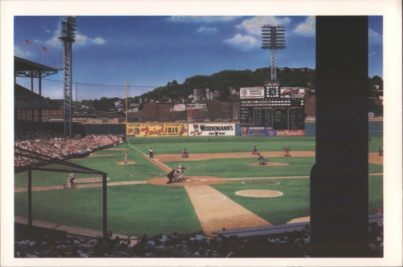 Crosley Field Revisited Baseball Stadium Game Bill Purdom