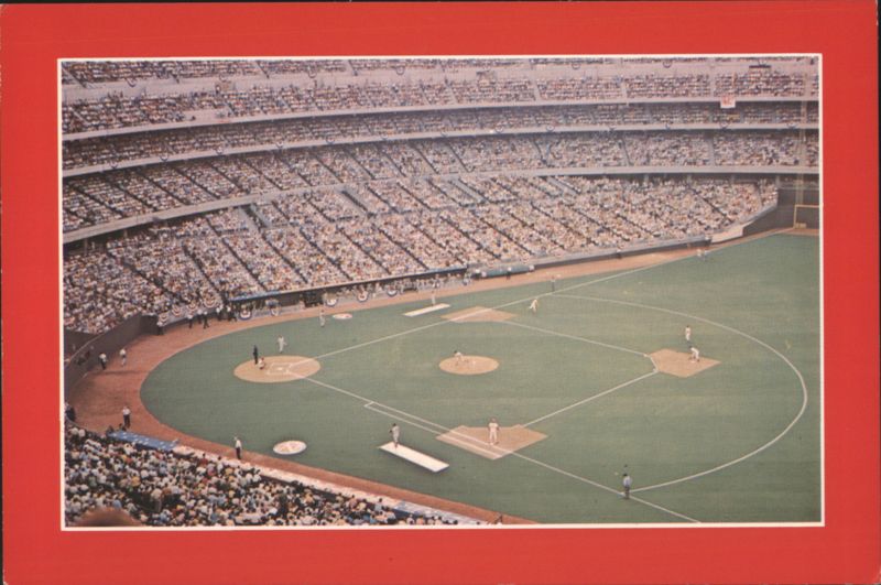 Riverfront Stadium Cincinnati Reds Baseball Game 1970 Ohio