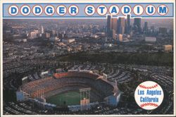 Dodger Stadium, Los Angeles, California Postcard