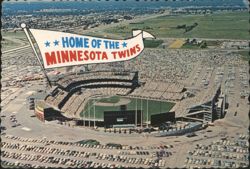 Metropolitan Stadium, Home of Minnesota Twins, Bloomington Postcard