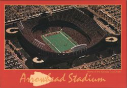 Arrowhead Stadium Aerial View, Kansas City Chiefs Football Postcard
