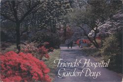 Friends Hospital Garden Days Azalea Display Postcard