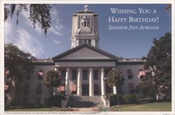 Florida State Capitol - Happy Birthday Senator Jeff Atwater Postcard