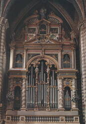 Orvieto Duomo Monumental Organ, 5585 Pipes Postcard