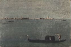 Francesco Guardi, Laguna grigia, Museo Poldi Pezzoli, Milano Postcard