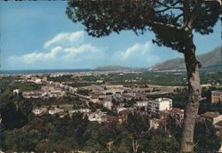 Palermo Panorama General View, City, Sea, Mountains Postcard