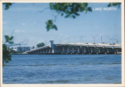 Lake Worth Bridge, Florida Postcard