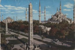 Hippodrome Obelisk & Blue Mosque, Istanbul Postcard