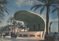 Auditorium on the Esplanade de España, Alicante Postcard