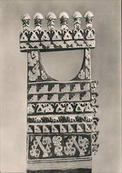 Inca Tomb Post, Peru, Ica Valley, ca. 1500 A.D. Postcard