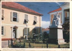 Queen Victoria Statue, Nassau Postcard