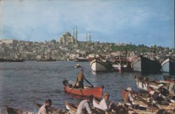 Süleymaniye (Soliman's) Mosque and Golden Horn Postcard