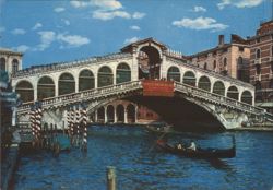 Rialto Bridge, Grand Canal, Venezia Postcard