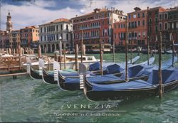 Gondole in Canal Grande Postcard