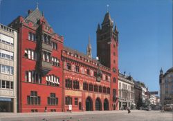 Basel Rathaus City Hall Postcard