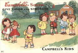 Campbell's Kids Soups Give Vigor and Strength Postcard