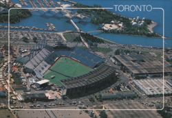 Exhibition Stadium Aerial View, Toronto Blue Jays Postcard