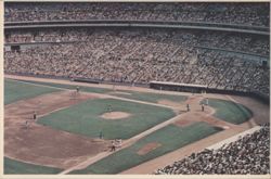 Shea Stadium, Home of New York Mets Baseball Game Postcard