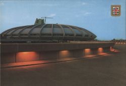 Olympic Stadium at Twilight, Montréal Postcard