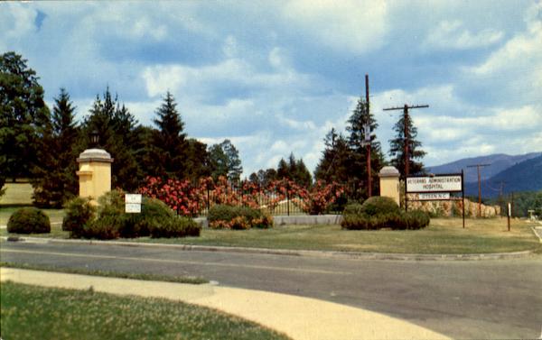Entrance To Veterans Administration Hospital Oteen North Carolina