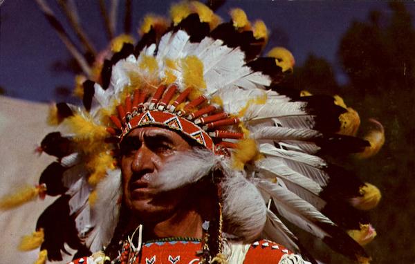 Indian Chief Big Cloud North Carolina Native Americana