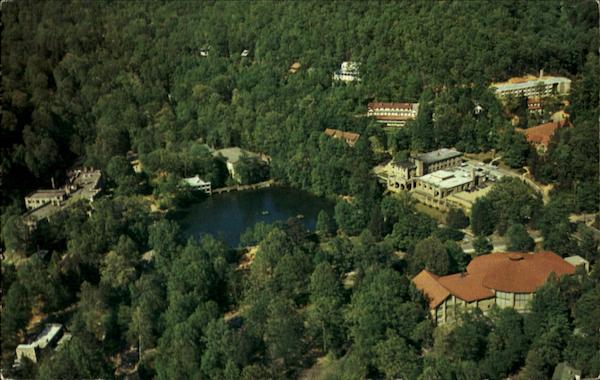 Panoramic Aerial View Of Montreat North Carolina