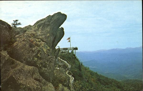 The Blowing Rock And Observation Tower And Trail North Carolina