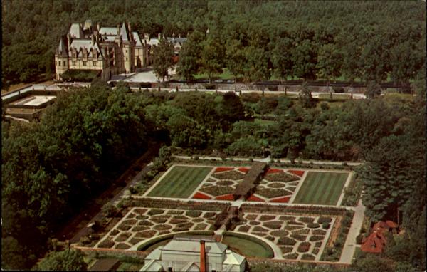 Aerial View Of Biltmore House And Gardens Asheville, NC