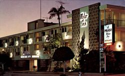 El Prado Motor Inn, 1601 State Street Postcard