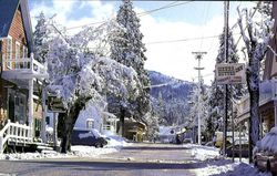 Wintertime Sierra City, CA Postcard Postcard